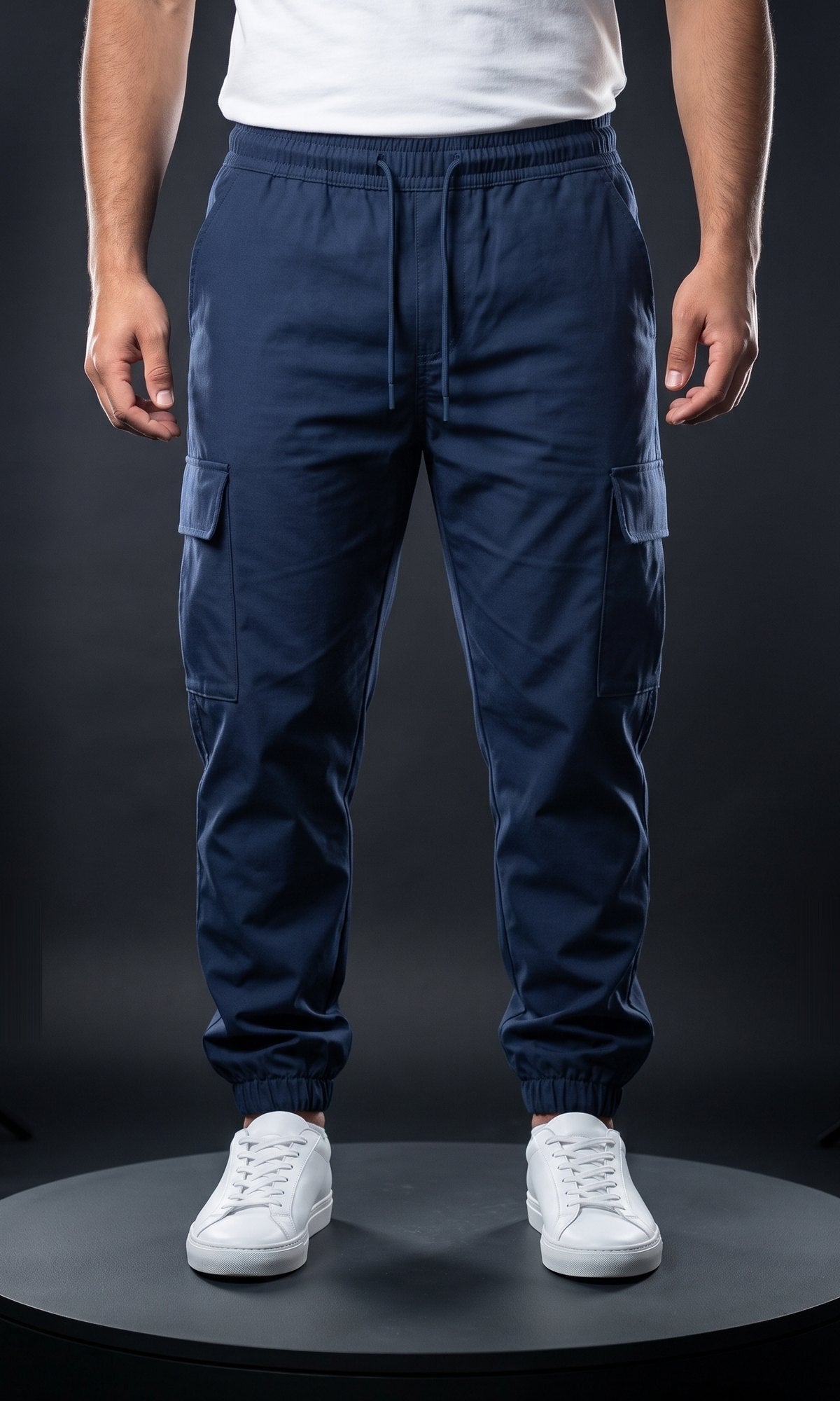 Jogger cargo ASFALTO azul oscuro